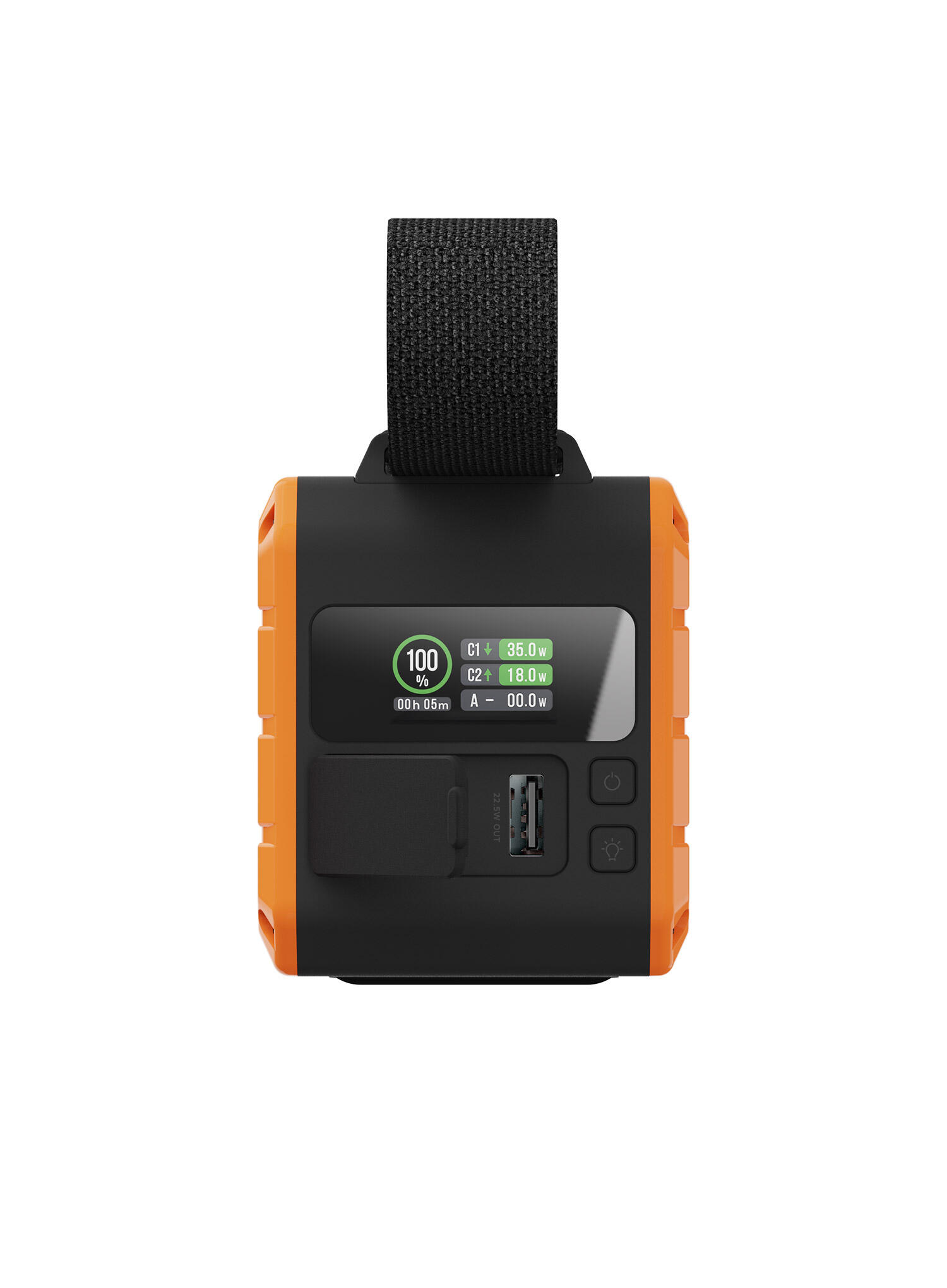 Xtorm Rugged Powerbank met Zaklamp - 40.000 mAh - 100W - Orange 7/7