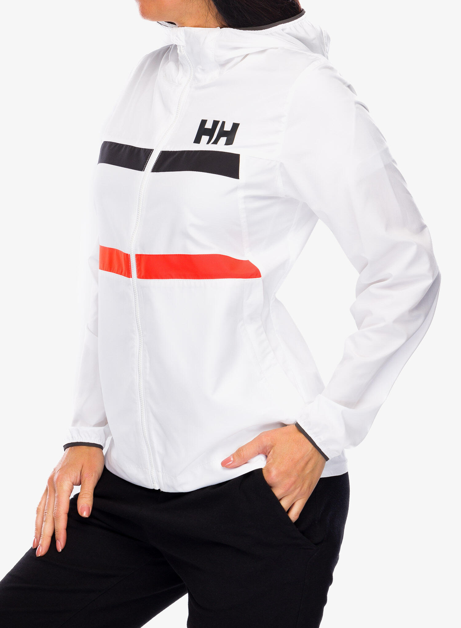 Jaquetas universal para mulher Helly Hansen W Salt Stripe Windbreaker 3/7