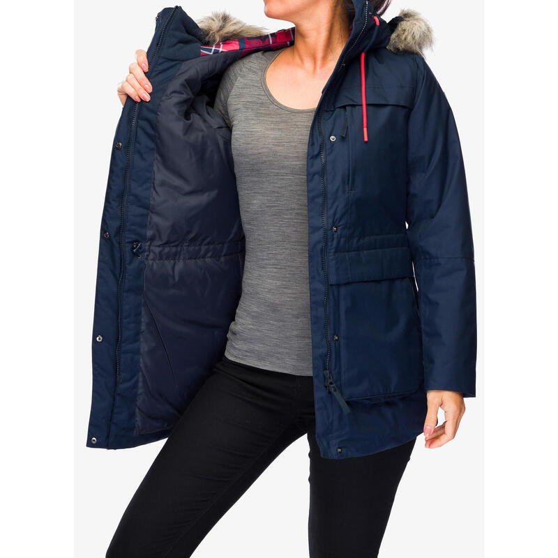 Geacă matlasată Helly Hansen albastru închis pentru femei