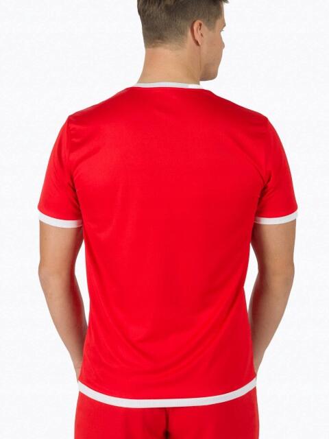 T-shirt da calcio uomo puma rosso 5/7