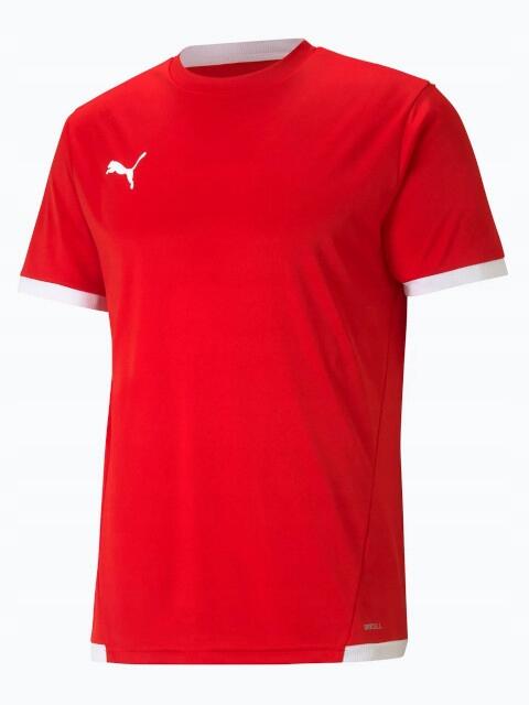T-shirt da calcio uomo puma rosso 6/7