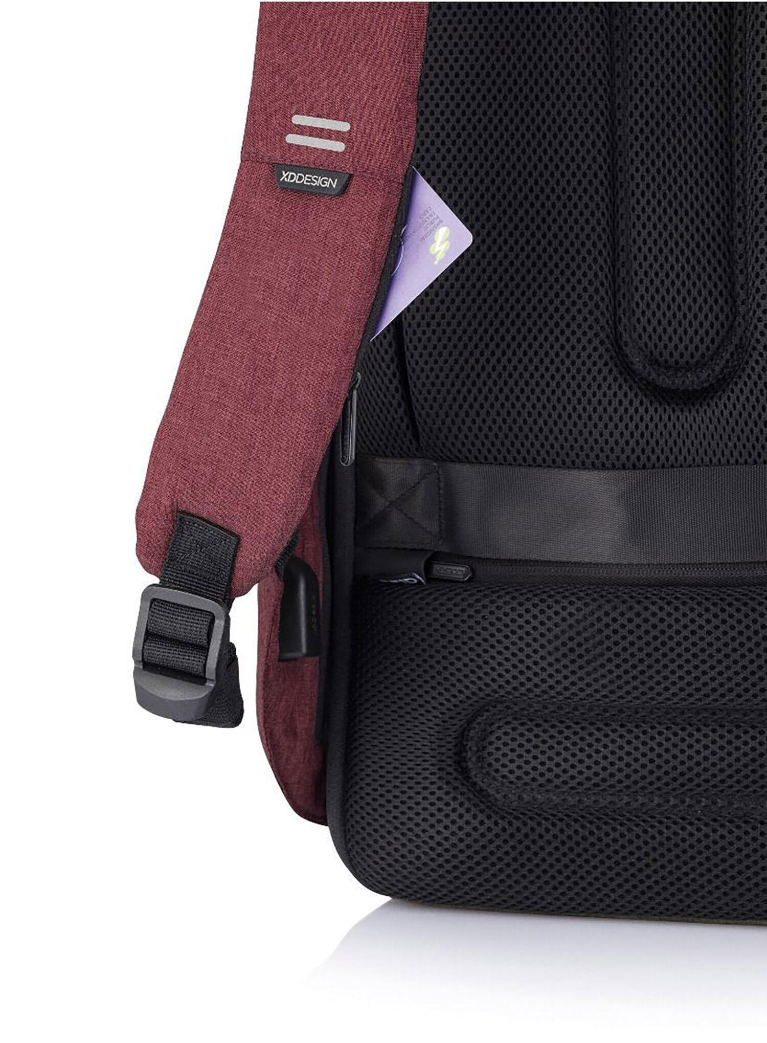 Plecak miejski XD Design Bobby Hero Small Anti-theft Backpack - red 5/7