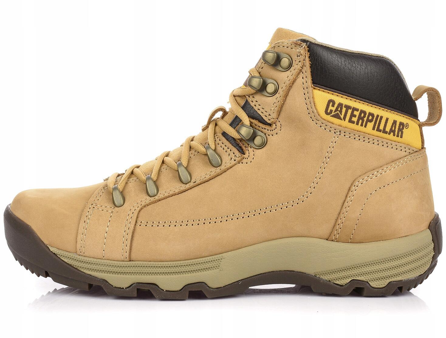 Męskie buty trapery trekkingowe piaskowe CATERPILLAR CAT 2/7
