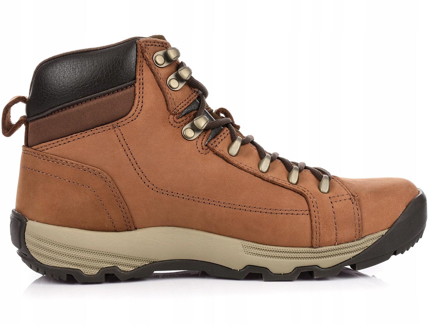 Męskie buty trapery trekkingowe brązowe CATERPILLAR CAT 3/7