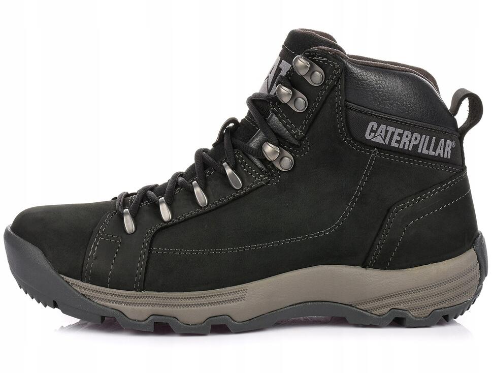 Męskie buty trapery trekkingowe czarne CATERPILLAR CAT