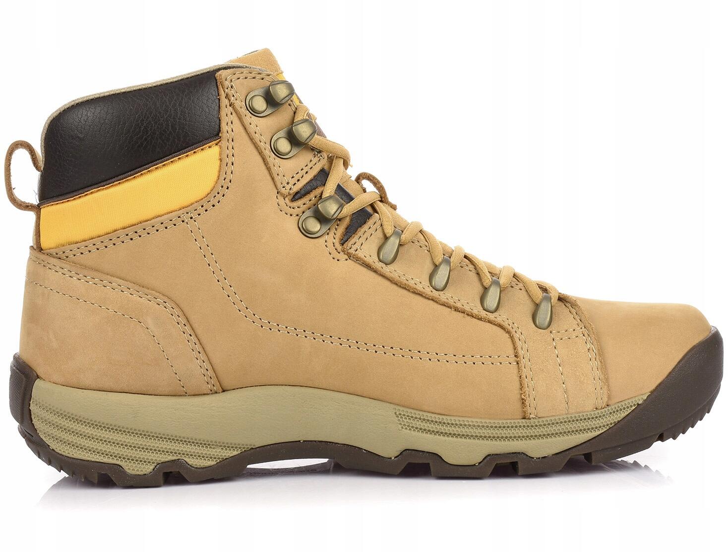 Męskie buty trapery trekkingowe piaskowe CATERPILLAR CAT 3/7