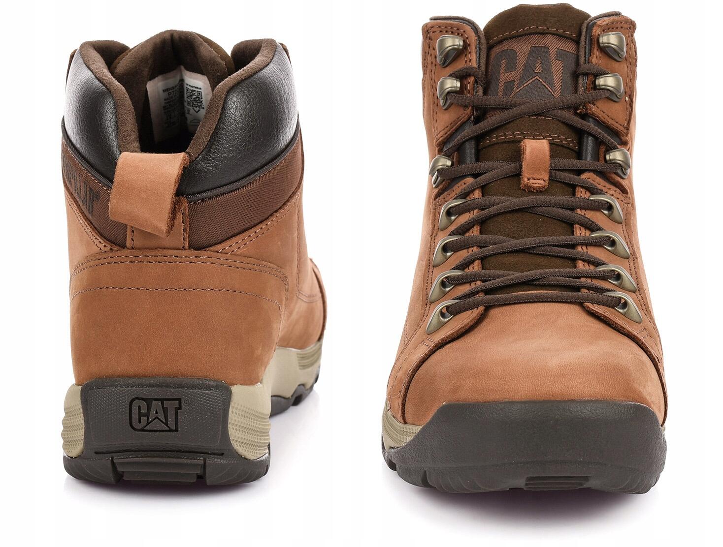 Męskie buty trapery trekkingowe brązowe CATERPILLAR CAT 7/7