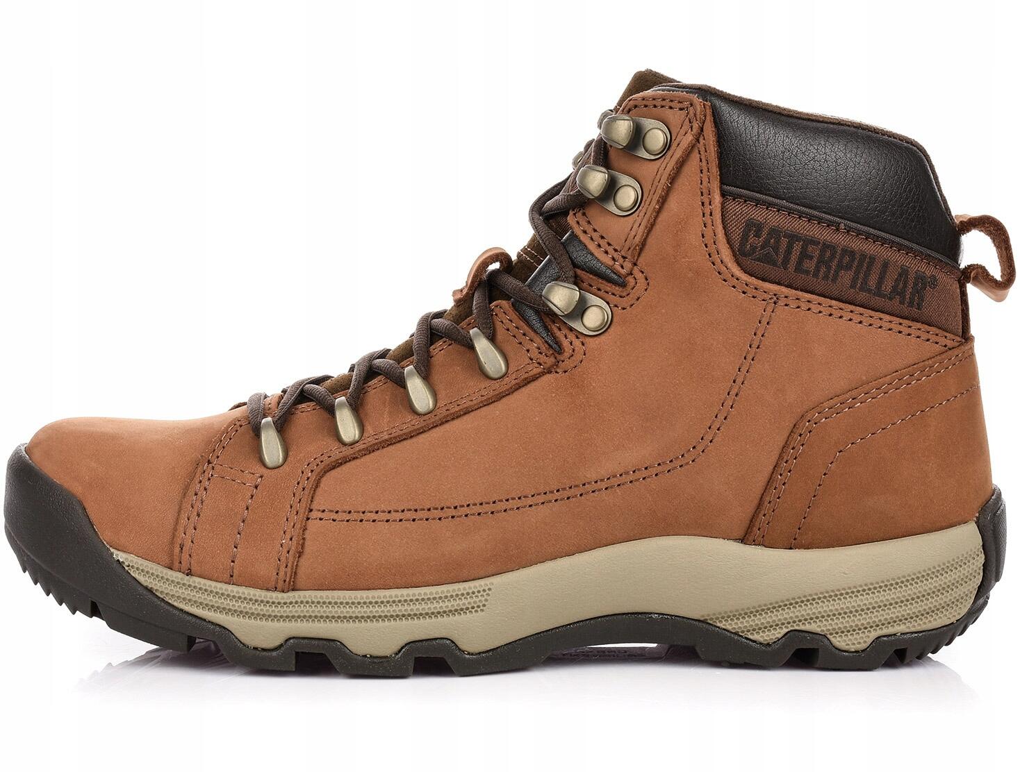 Męskie buty trapery trekkingowe brązowe CATERPILLAR CAT 2/7