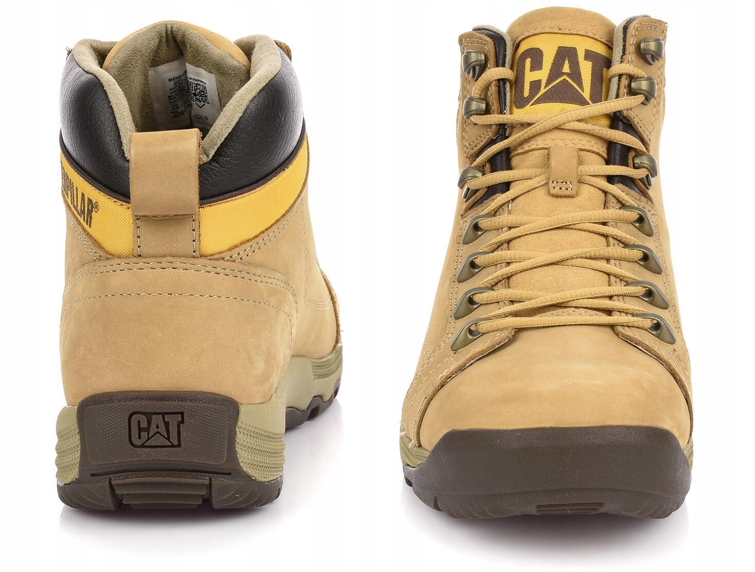Męskie buty trapery trekkingowe piaskowe CATERPILLAR CAT 7/7