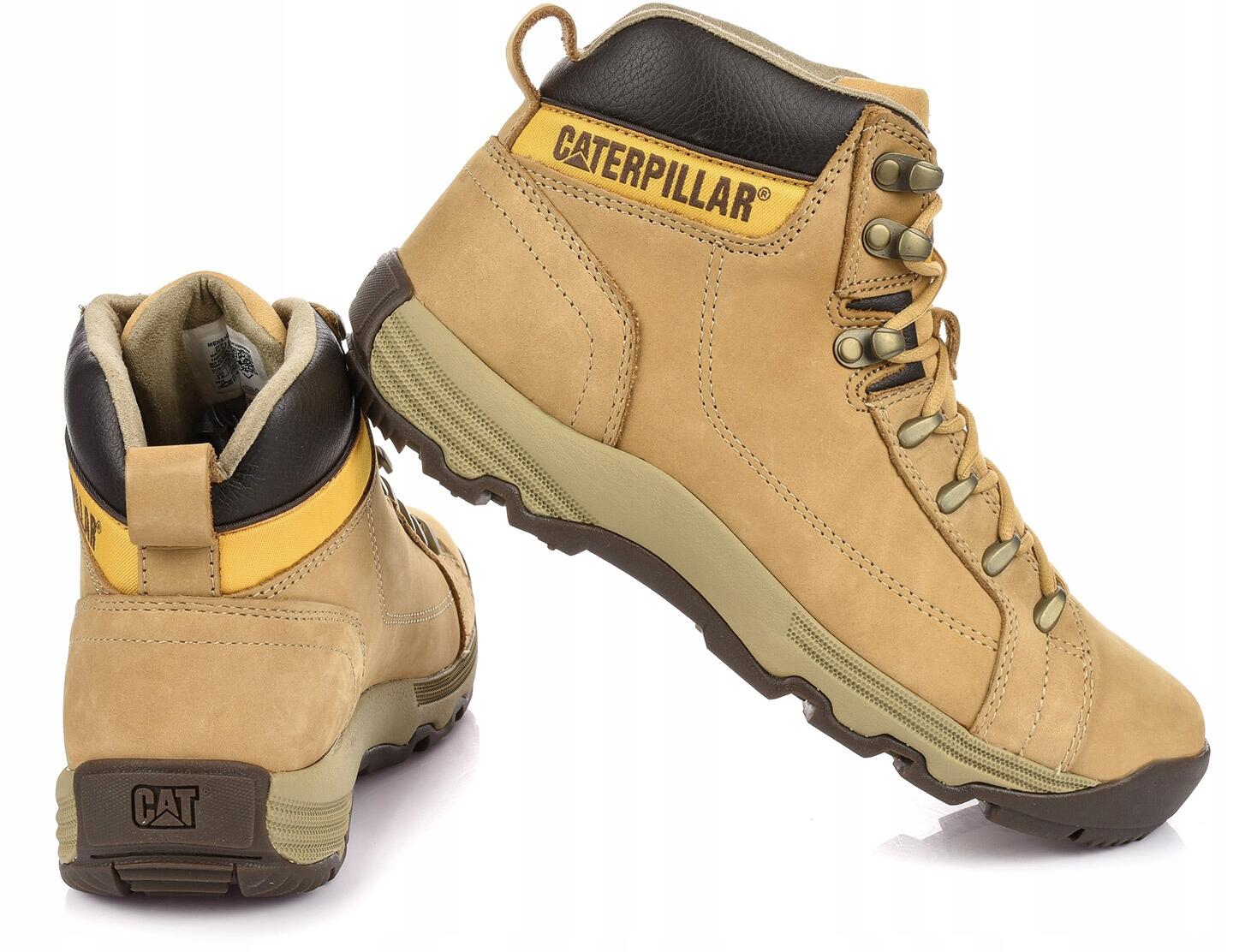 Męskie buty trapery trekkingowe piaskowe CATERPILLAR CAT 6/7