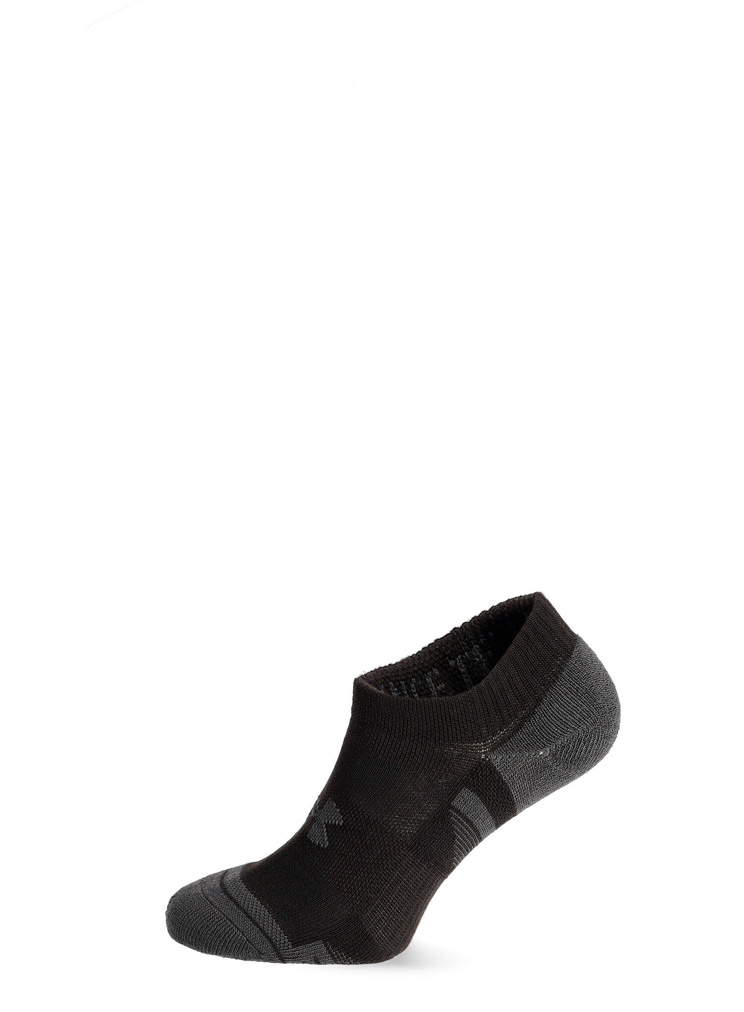 Set di 3 paia di calzini invisibili neri Under Armour Performance Tech 5/6
