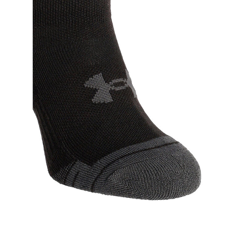 Pachet de 3 perechi de șosete invizibile negre Under Armour Performance Tech