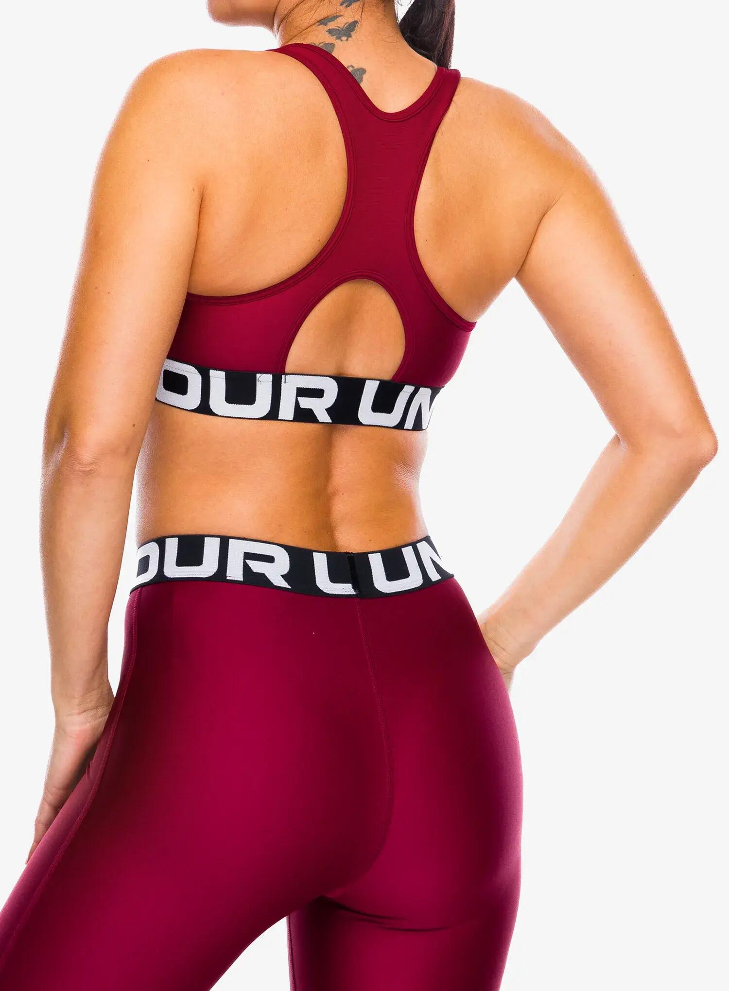 Stanik sportowy Under Armour HeatGear Authentics Mid Branded Bra 4/7