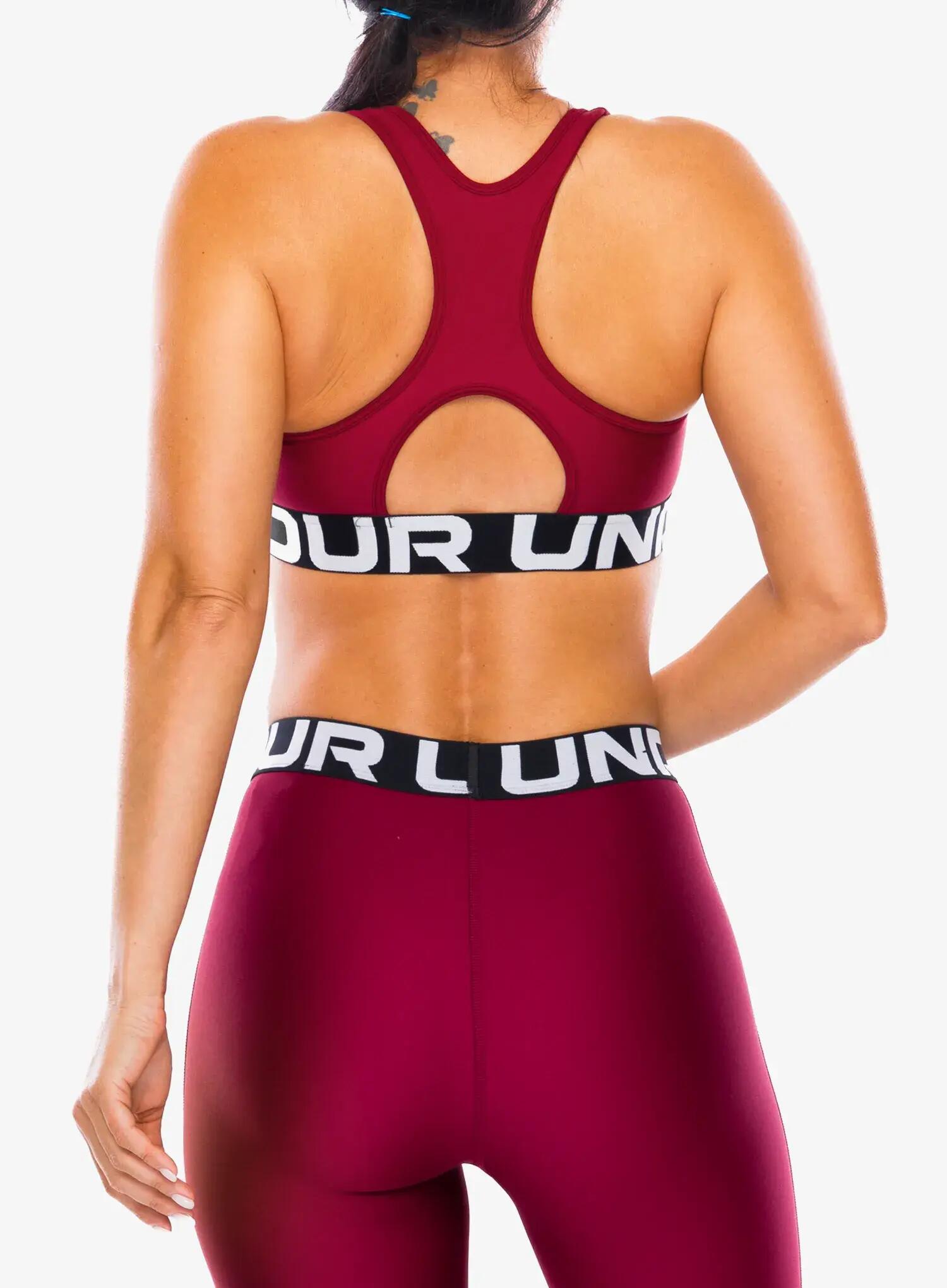 Stanik sportowy Under Armour HeatGear Authentics Mid Branded Bra 2/7