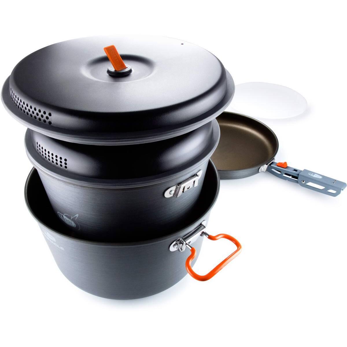 Set cuisine GSI Pinnacle Base Camper Aluminium antiadhésif Teflon (4+) 2/7