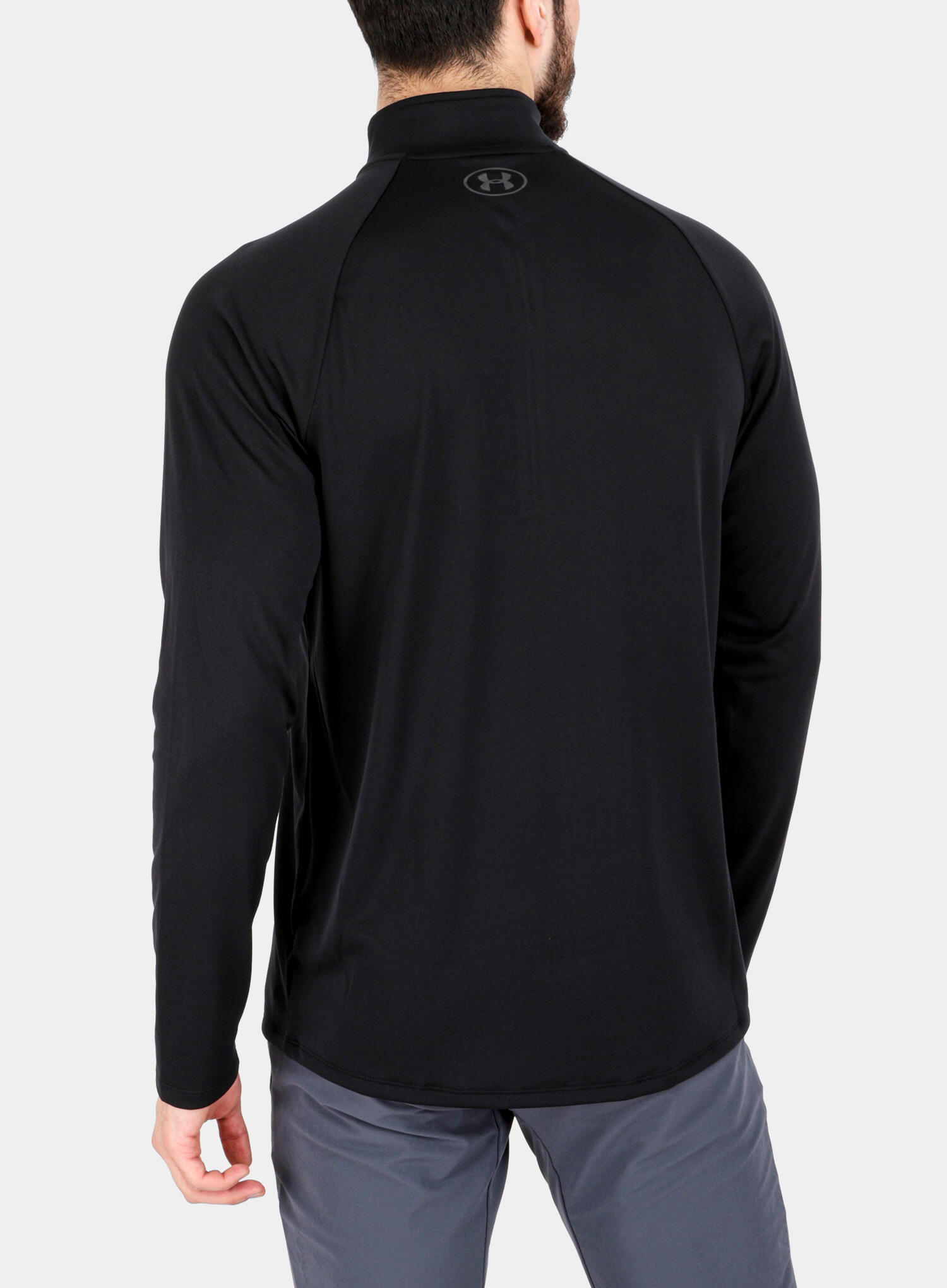 Under Armour Tech 2.0 Black Men's 1/2 Zip Long Sleeve Top 7/7
