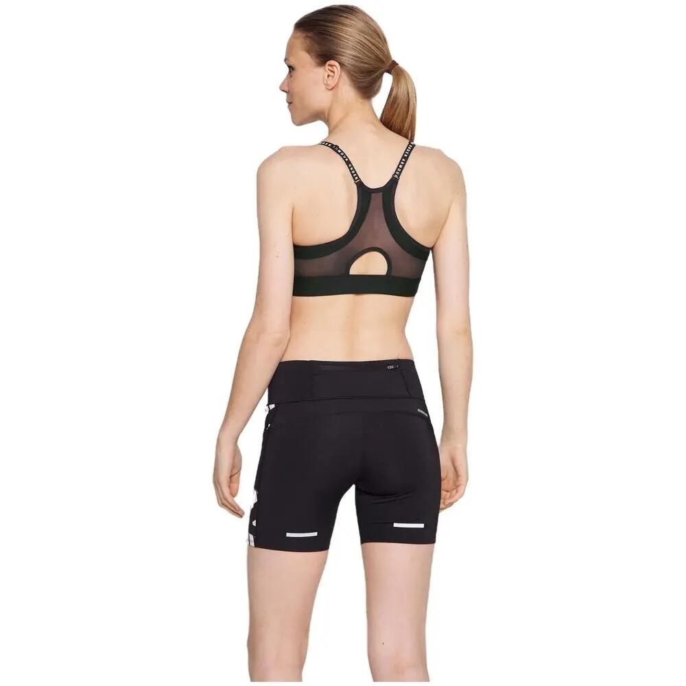 Sujetador para mujer Under armour Infinity covered low en color negro 3/5
