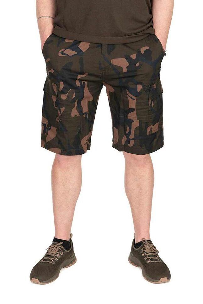 Spodenki Szorty Wędkarskie Męskie Fox Lw Camo Combat Shorts
