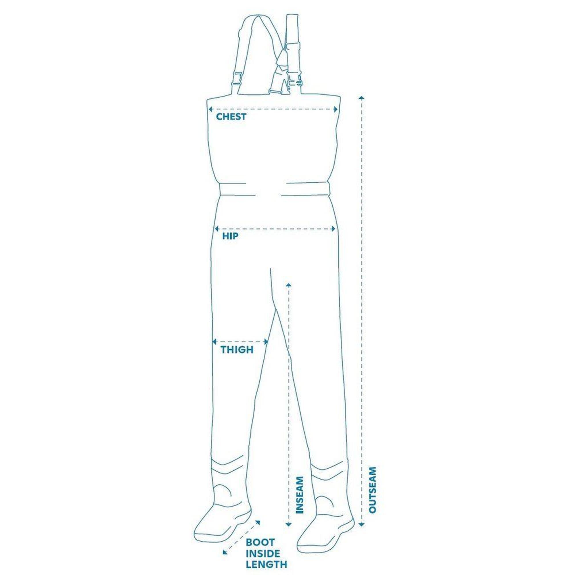 Kinetic Prodyšné brodicí kalhoty X5 St. Foot Boulder Grey - MK