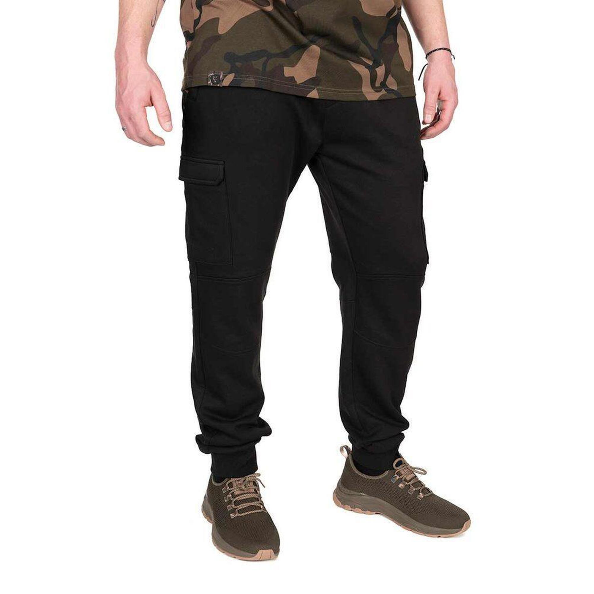 Fox Tepláky  LW Black / Camo Combat Joggers - XXXL