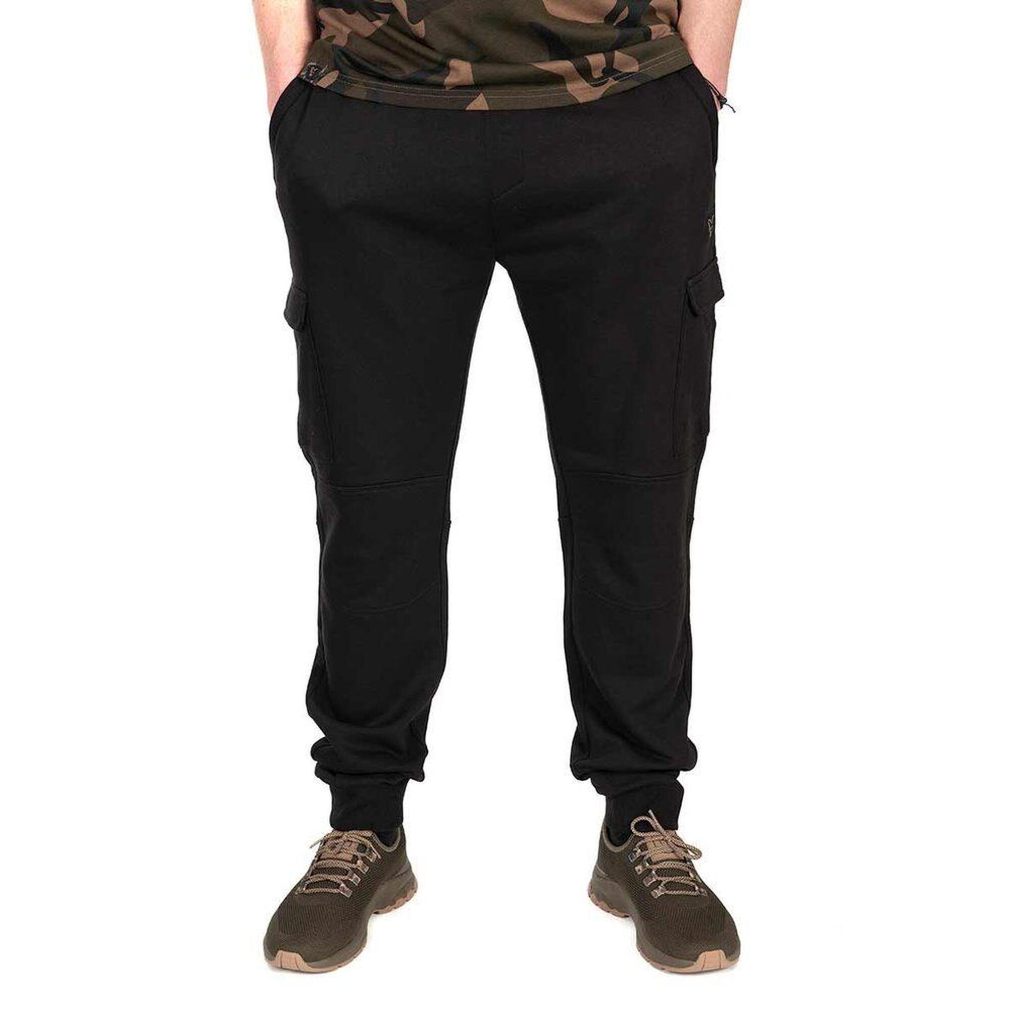 Fox Tepláky  LW Black / Camo Combat Joggers - M