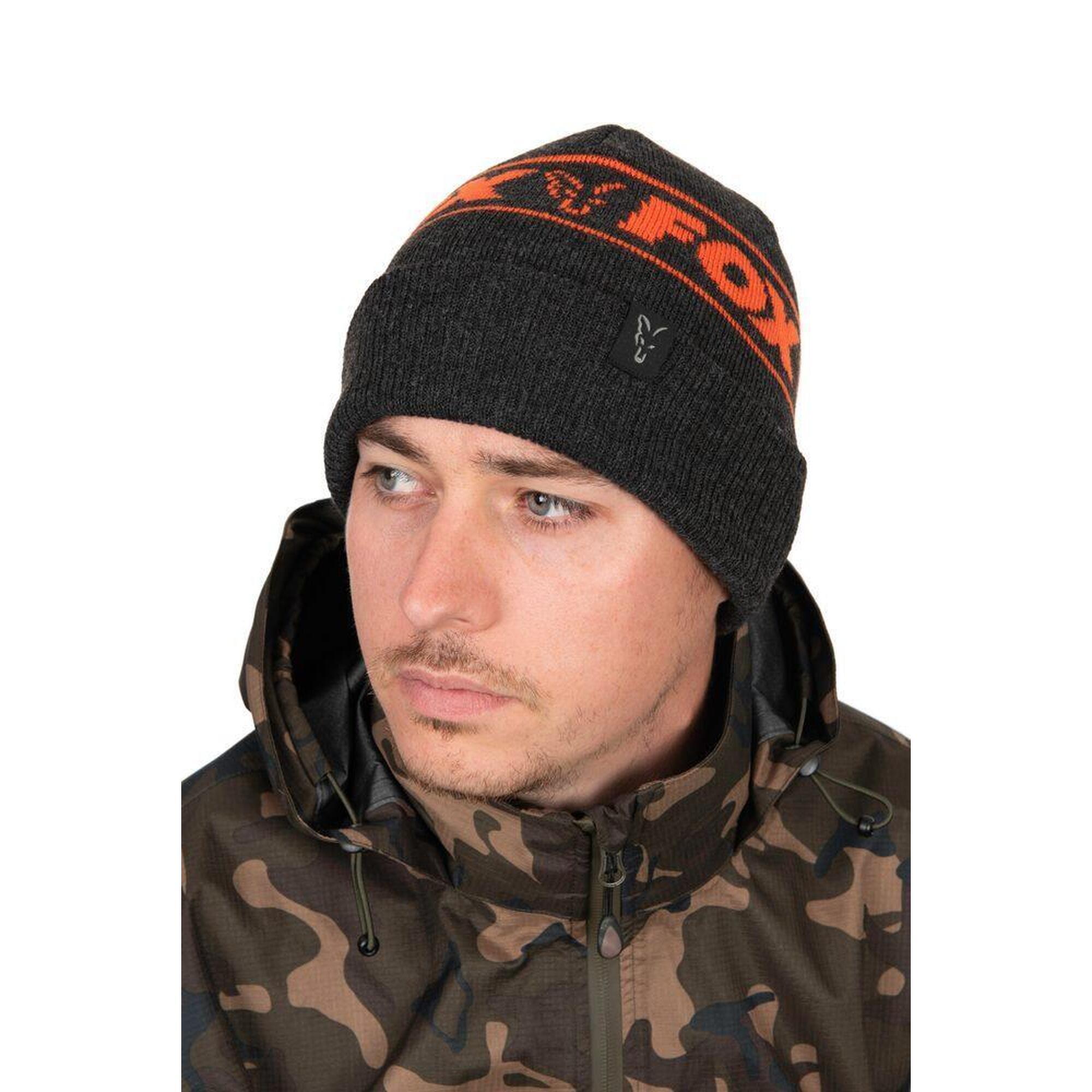 Fox Zimní čepice Collection Beanie Hat Black & Orange