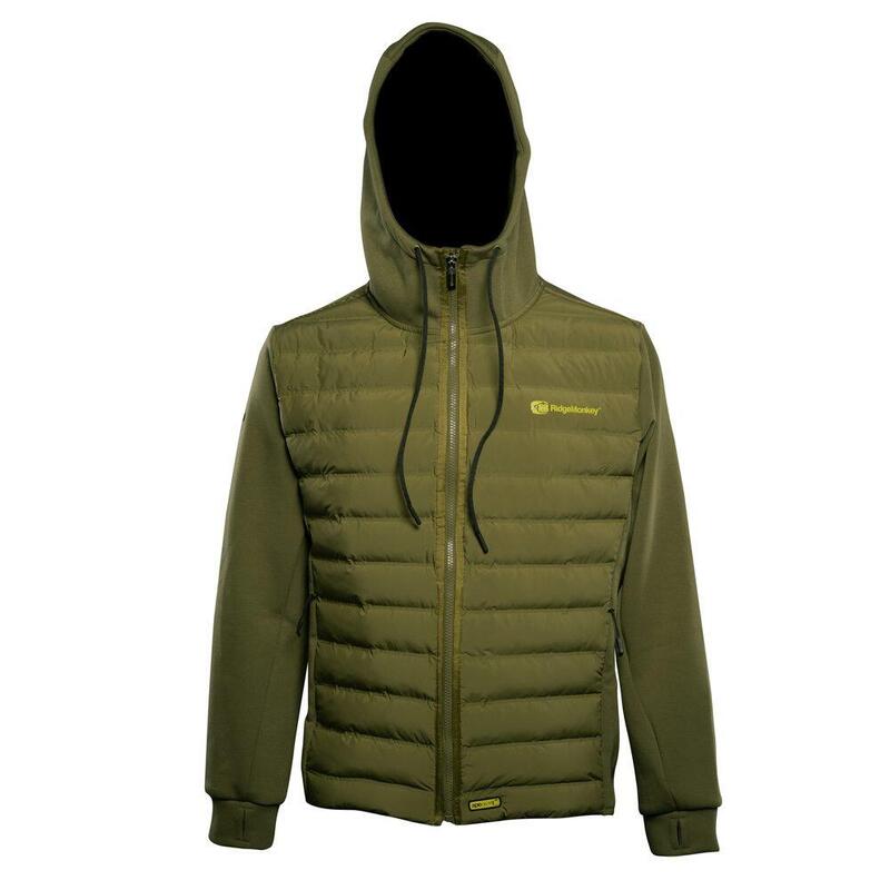 RidgeMonkey bunda APEarel Dropback Heavyweight Zip Jacket Green