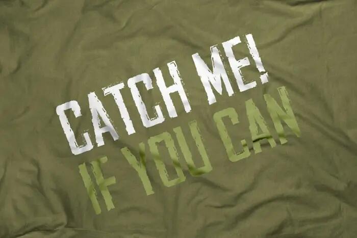 Tee shirt Catch me! CARPE | XXXL 3/4