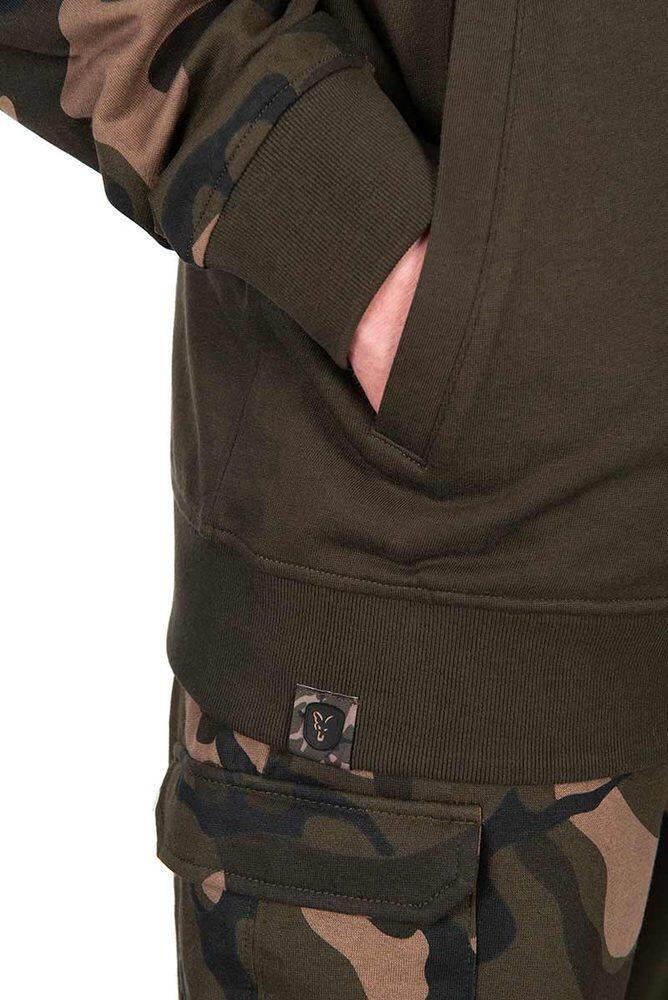 Sweat à capuche Fox Light Weight kaki/camouflage à fermeture éclair fendue 5/7