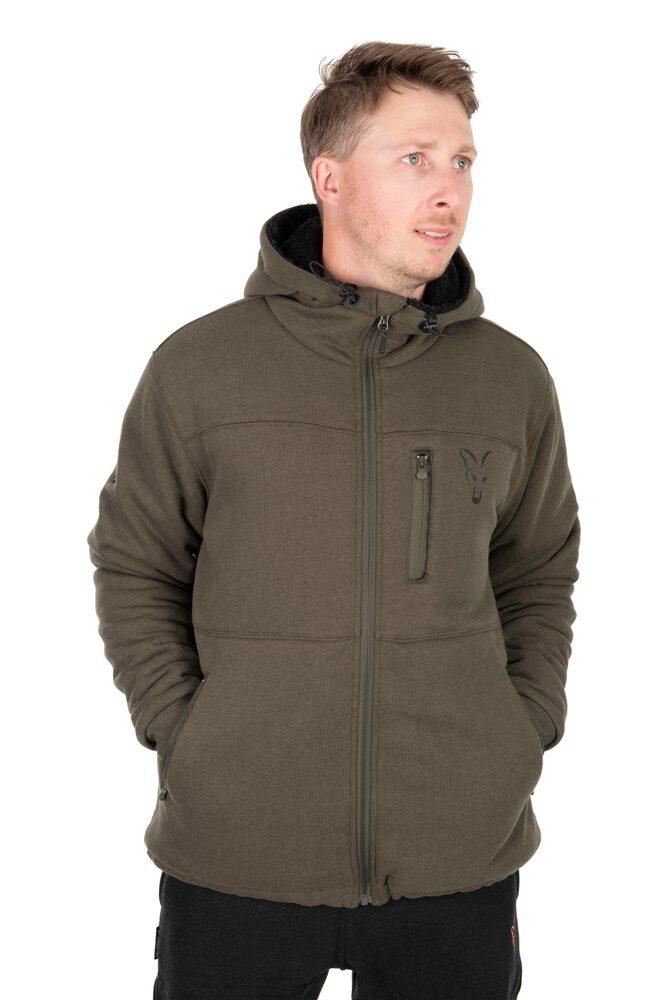 Veste sherpa Fox Collection verte et noire 2/7