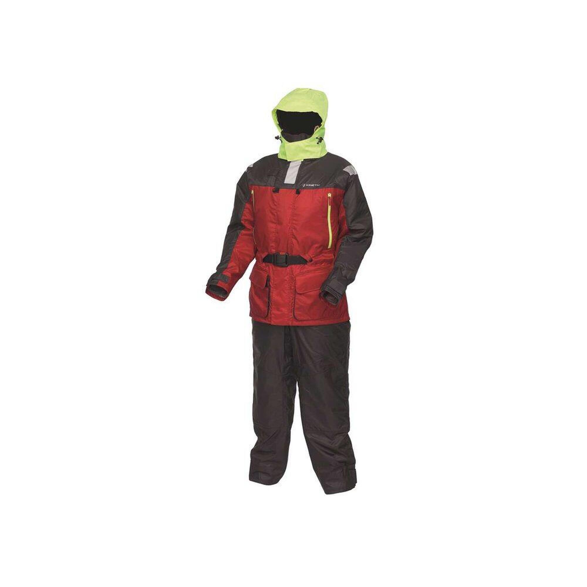 KINETIC Kinetic Plovoucí oblek Guardian dvoudílná verze Flotation Suit Red Stormy - S