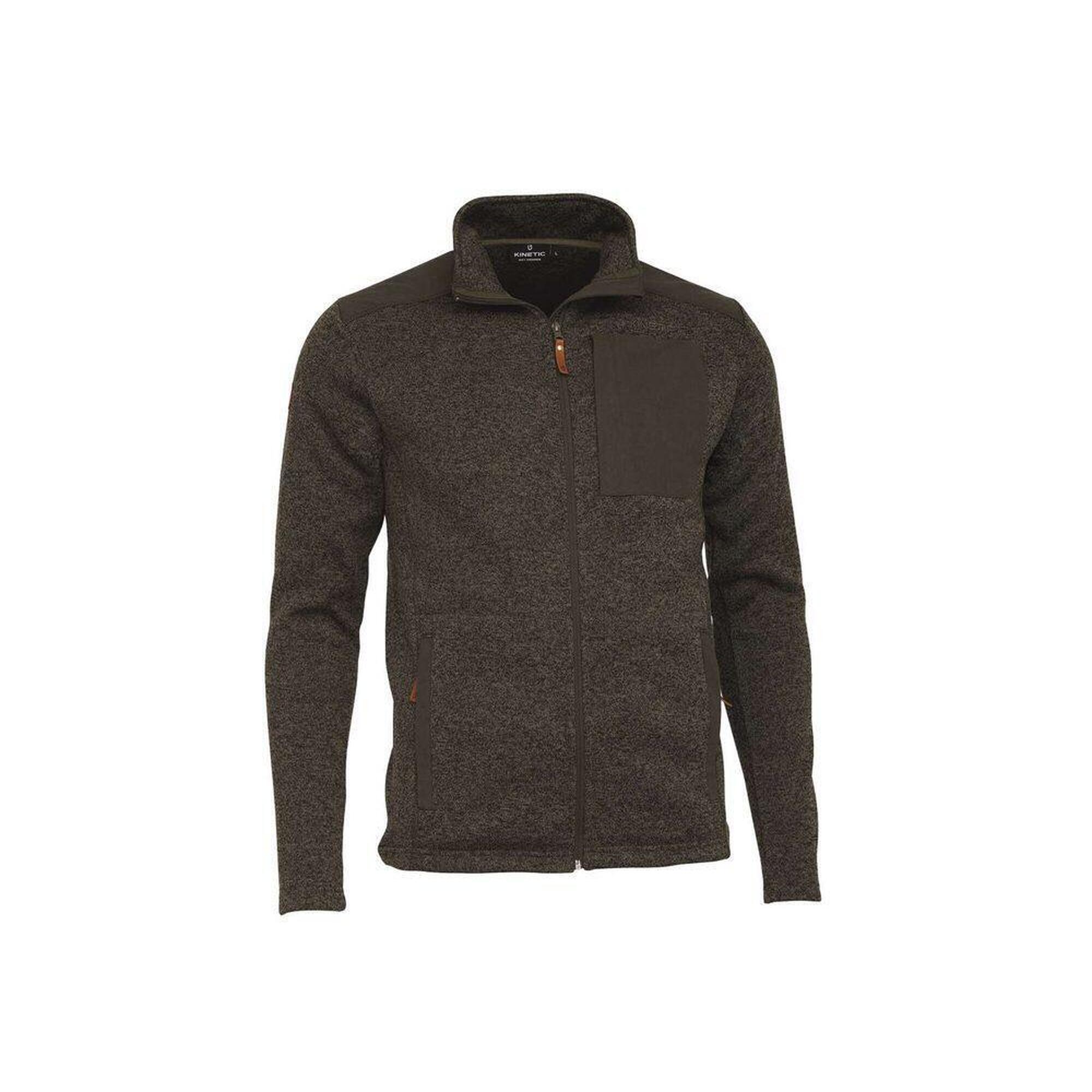 KINETIC Kinetic Svetr Upland Knit Olive - XL