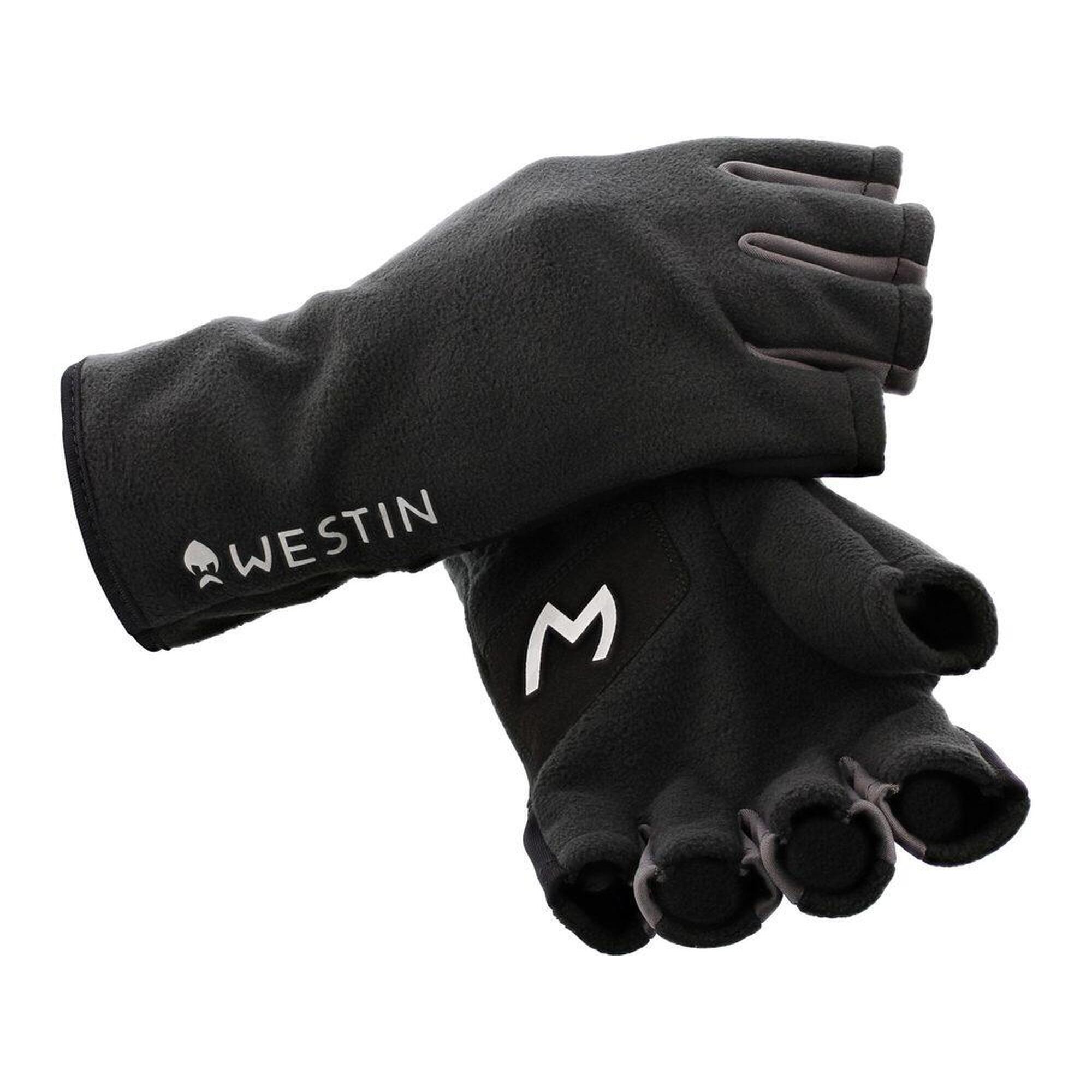 WESTIN Westin Rukavice HLF Fleece Gloves Carbon Black - XL