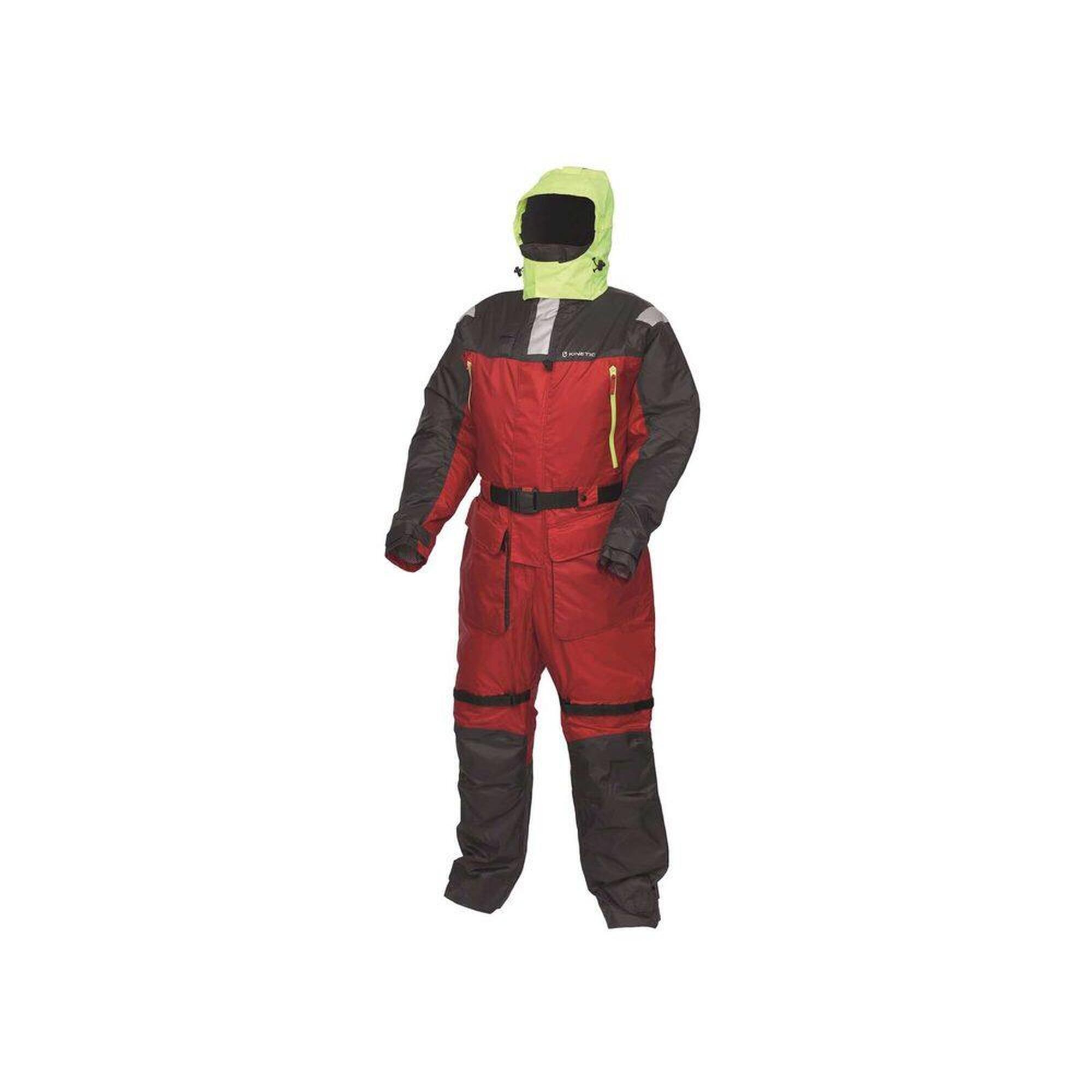 KINETIC Kinetic Plovoucí oblek Guardian Flotation Suit Red/Stormy Komplet - XXXL