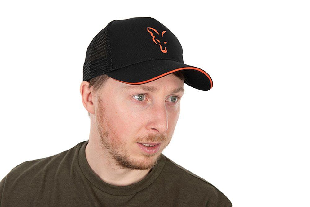 Fox Collection Trucker Cap Black/Orange 2/6