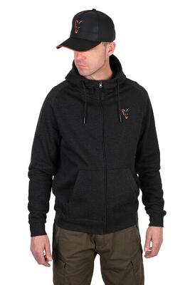 Fox collection lightweight hoody black & orange small - fox kleding & zonnebril