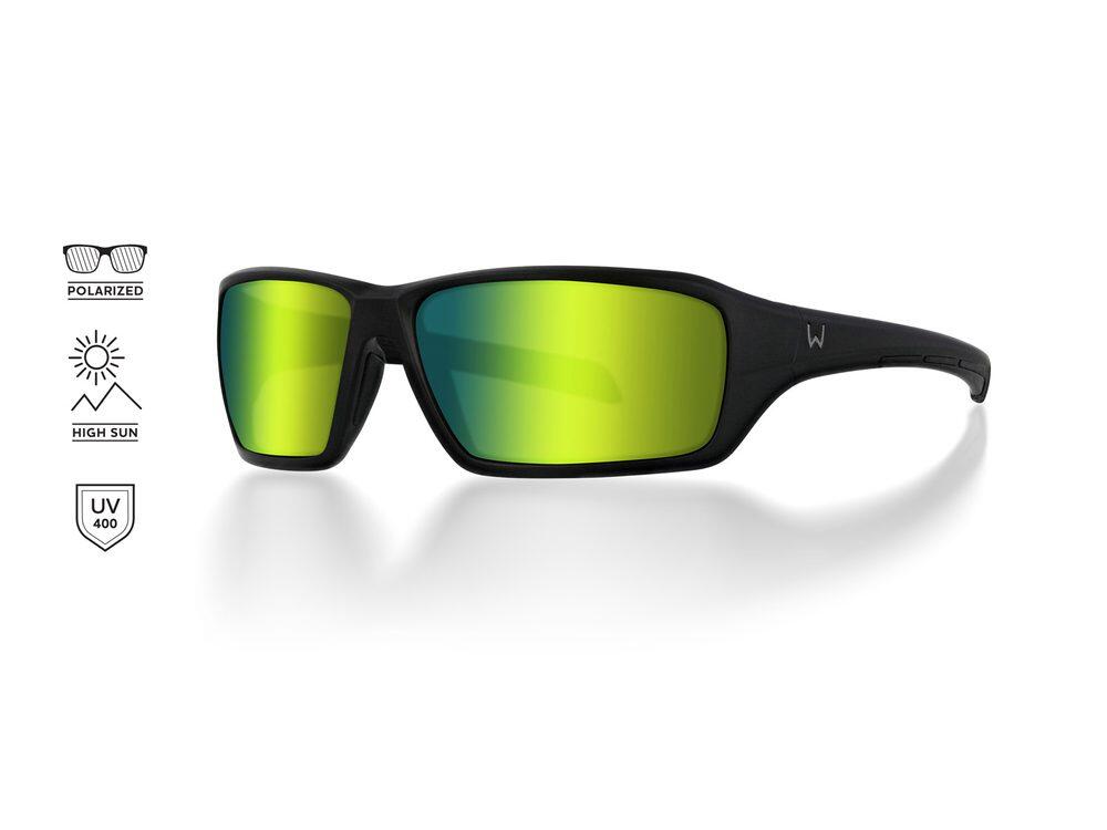 Westin Polarizační brýle W6 Sport 15 - Matte Black - Lb Green Lm Green Ar Green 5/7