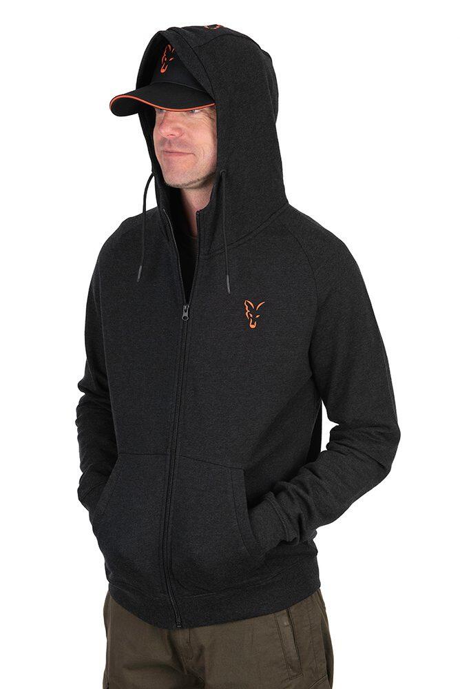 Fox Collection Lightweight Hoody Black & Orange Medium - Fox Kleding & Zonnebril 3/7