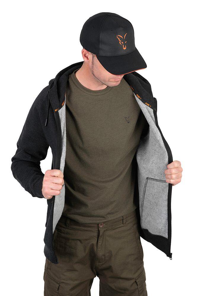 Fox Collection Lightweight Hoody Black & Orange Medium - Fox Kleding & Zonnebril 5/7