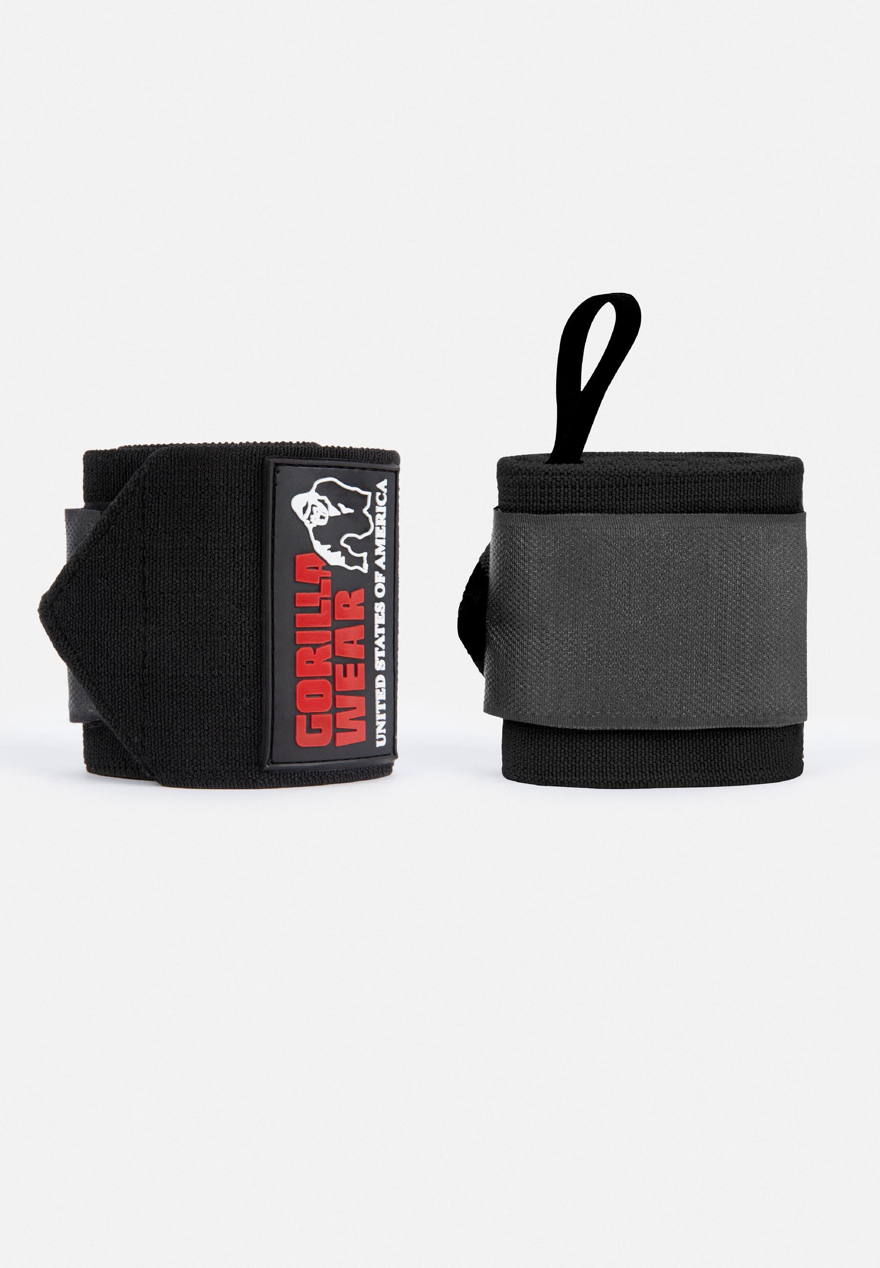 GORILLA WEAR Wrist Envoltórios Ultra - Preto/Preto