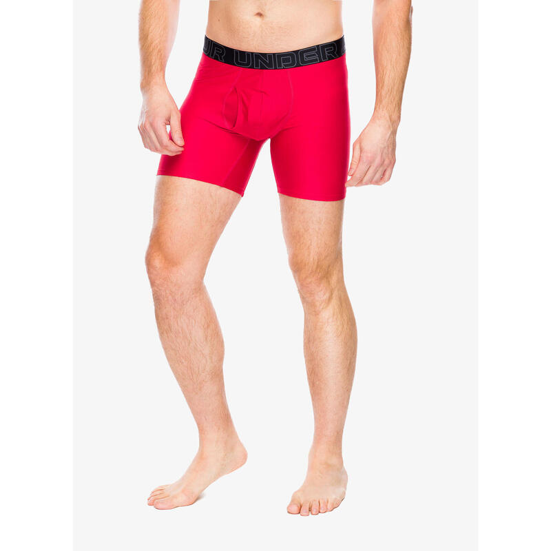 Boxerské Trenýrky UNDER ARMOUR M UA Perf Tech 6in - červené