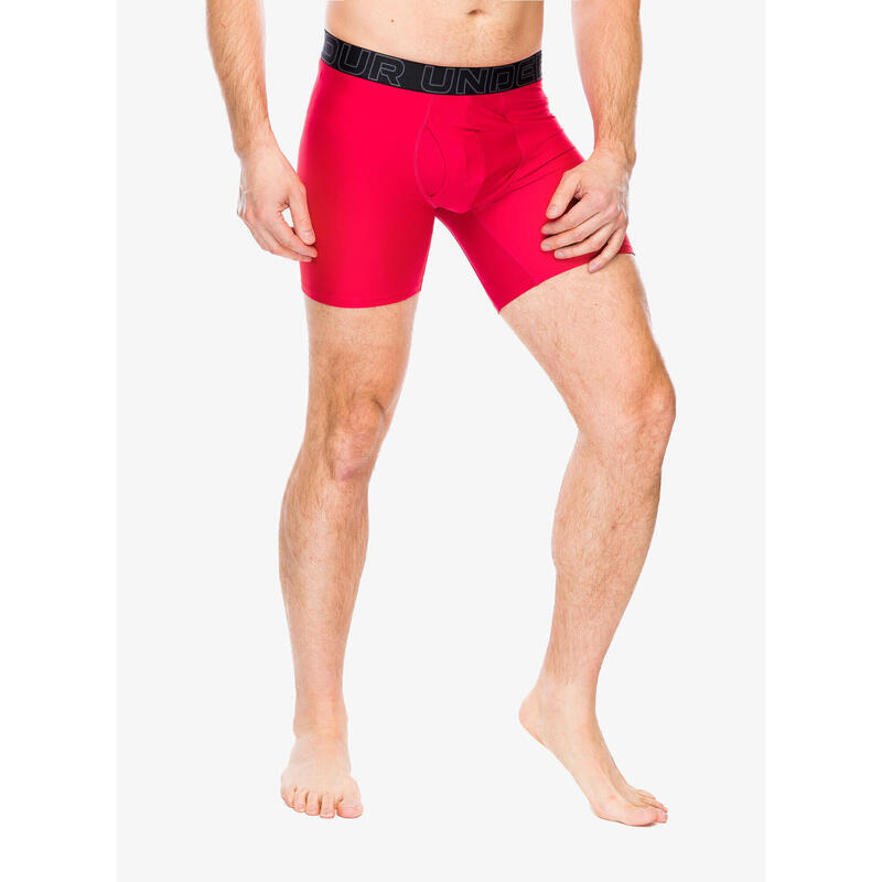 Boxerské Trenýrky UNDER ARMOUR M UA Perf Tech 6in - červené