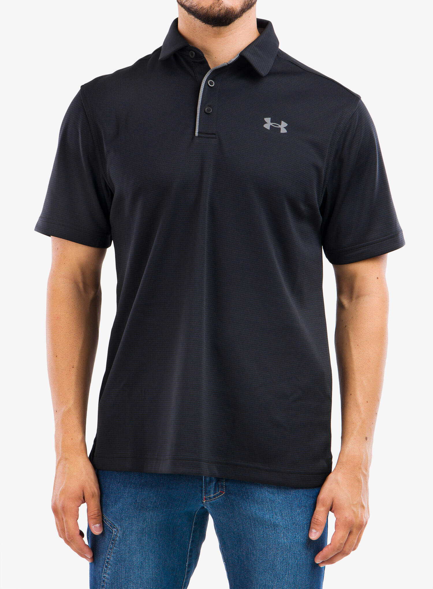 "Tech" Poloshirt für Herren Schwarz 4/7