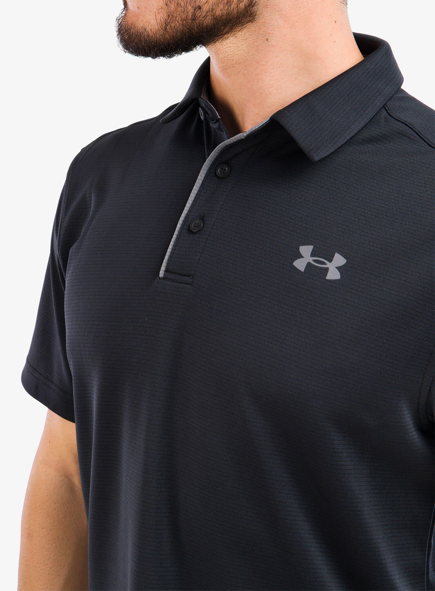 "Tech" Poloshirt für Herren Schwarz 6/7