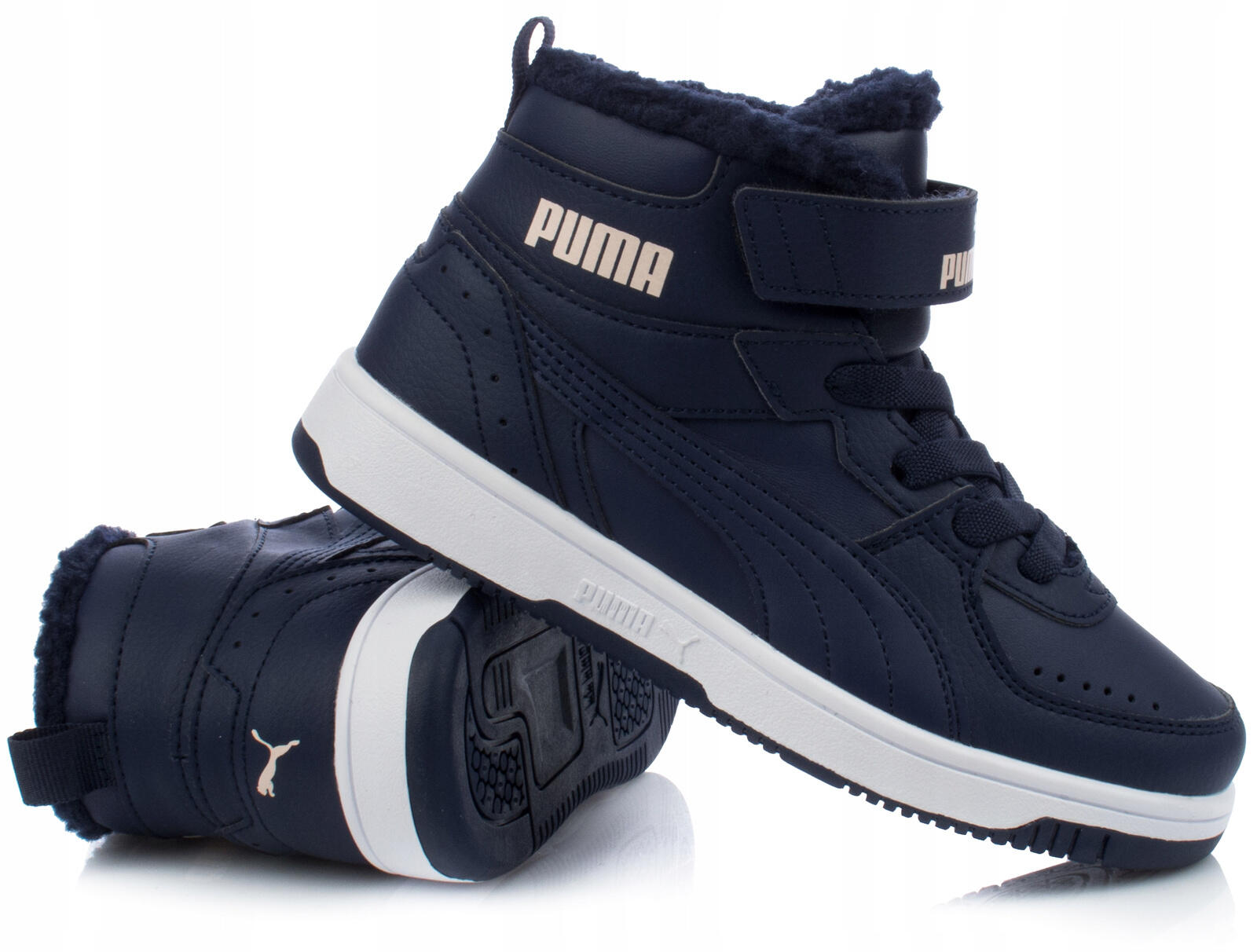Dziecięce buty sportowe zimowe ocieplane PUMA REBOUND JOY 5/7