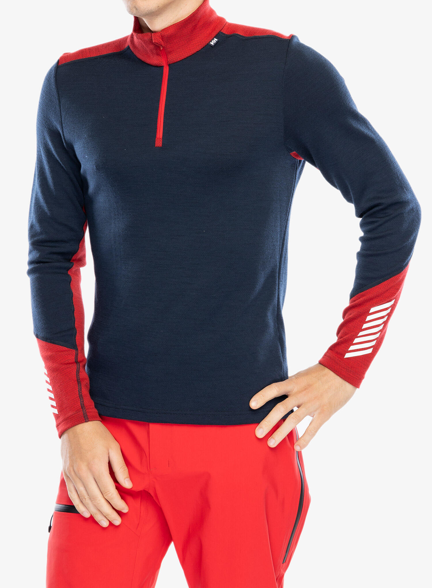 Camisola interior de lã merino com 1/2 zip  Helly Hansen Lifa 3/6