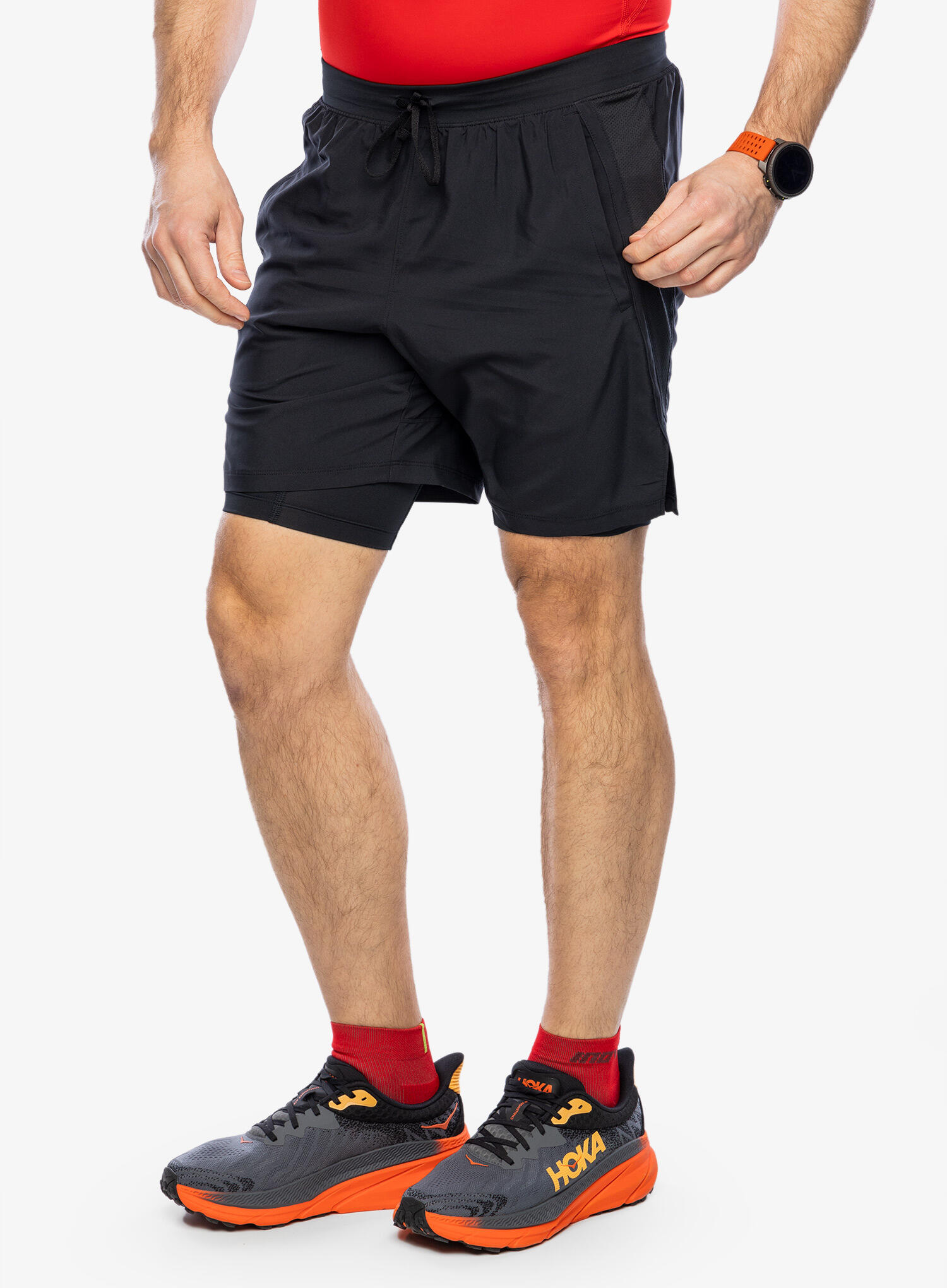 Pantalon corto Under armour Launch 7'' 2-In-1 para hombre 3/7