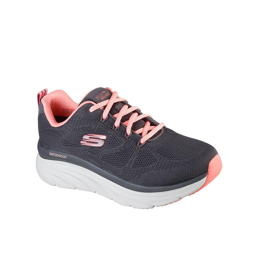 Tênis Cinza Skechers D'LUX Walker Feminino 2/4