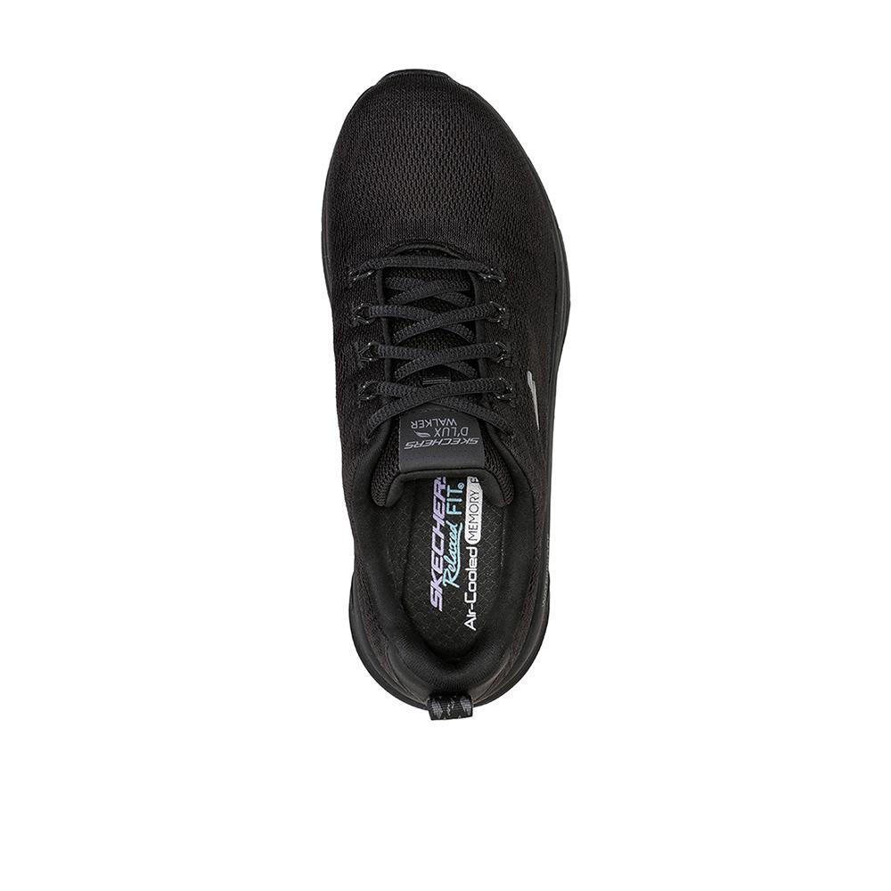 Tênis pretos Skechers Women's D'LUX WALKER 3/5