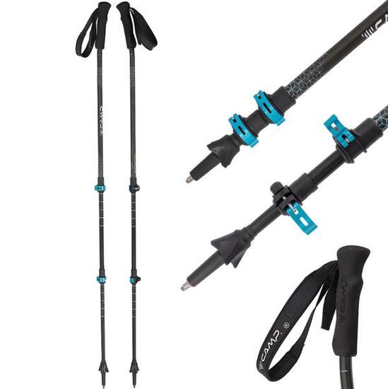 Bâtons de randonnée Camp Backcountry Ergo 71–135 cm